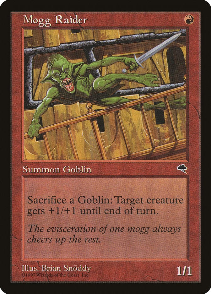 Mogg Raider [Tempest] Magic: The Gathering