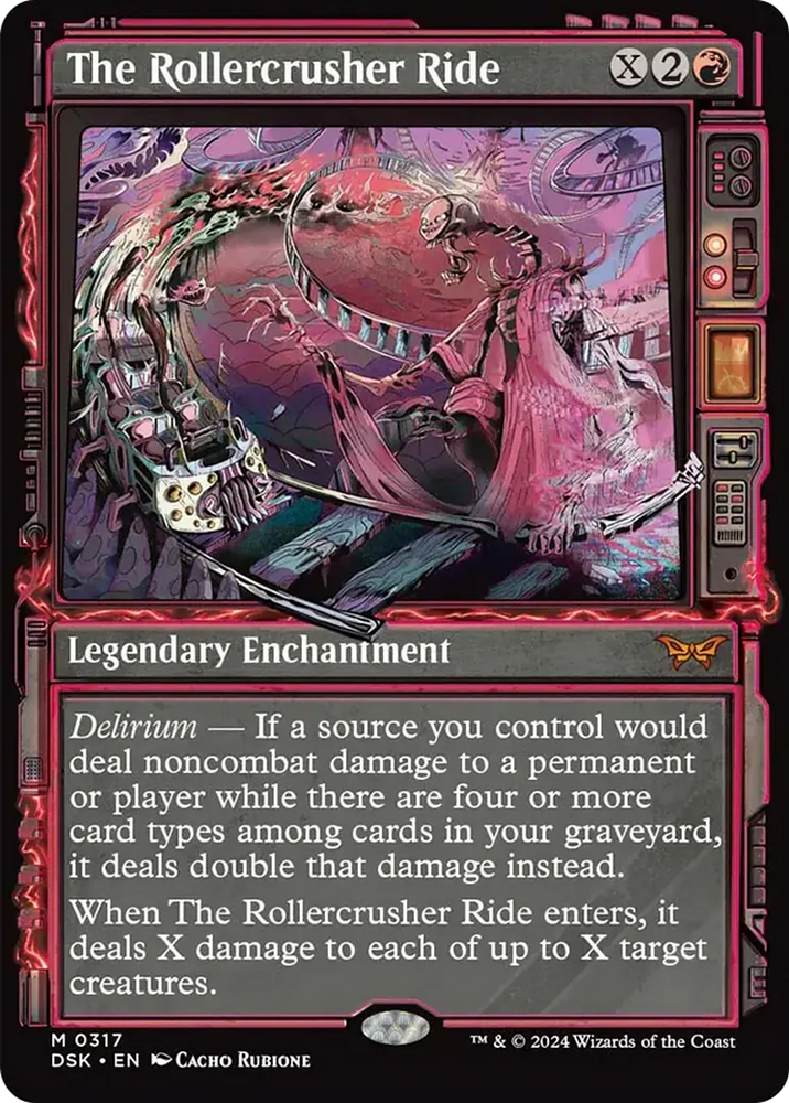 The Rollercrusher Ride (Showcase) [Duskmourn: House of Horror] Magic: The Gathering