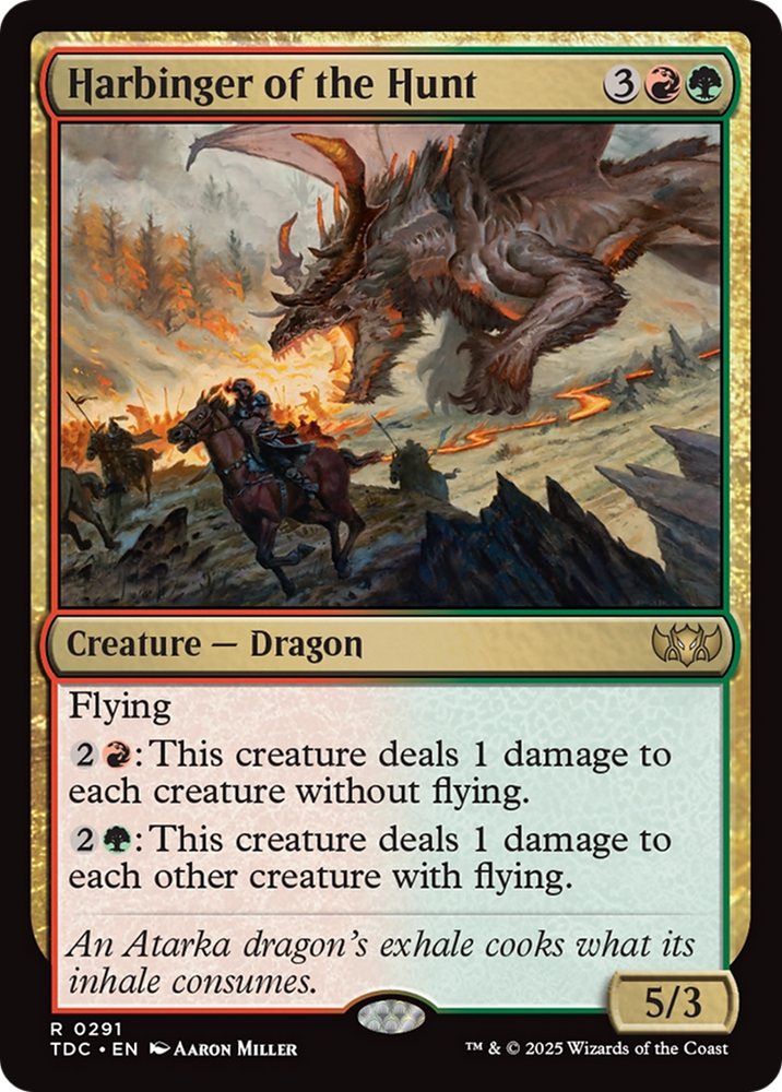 Harbinger of the Hunt [Tarkir: Dragonstorm Commander] Magic: The Gathering