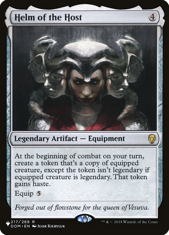 Helm of the Host [The List] Magic: The Gathering