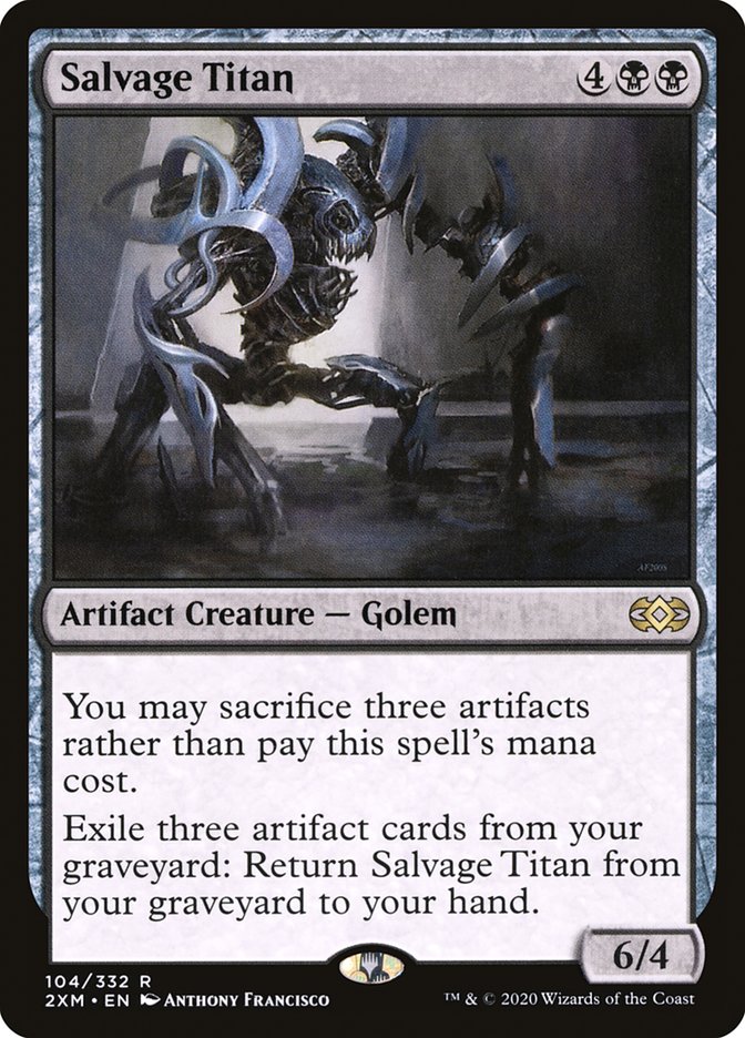 Salvage Titan [Double Masters] Magic: The Gathering