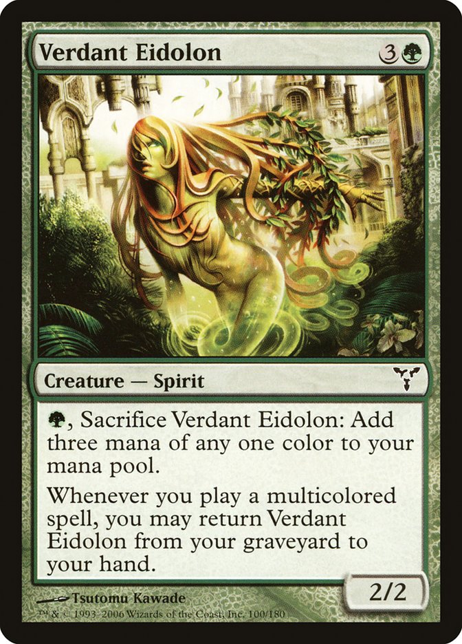 Verdant Eidolon [Dissension] Magic: The Gathering