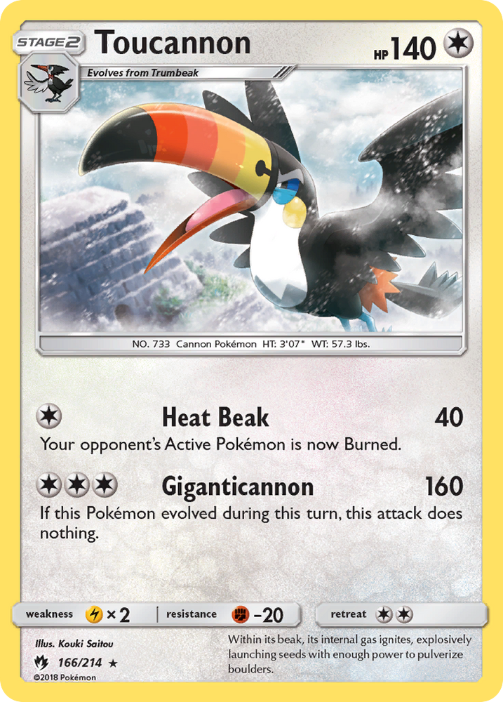 Toucannon (166/214) [Sun & Moon: Lost Thunder] Pokémon