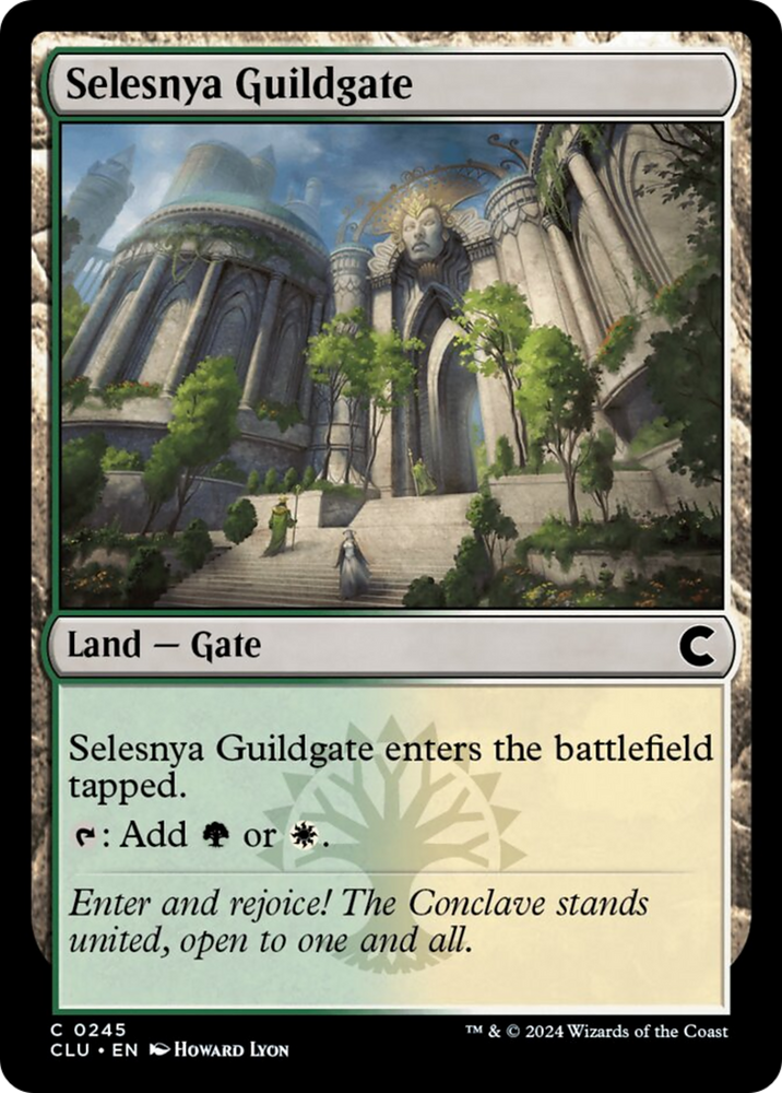 Selesnya Guildgate [Ravnica: Clue Edition] Magic: The Gathering