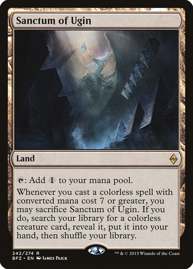 Sanctum of Ugin [Battle for Zendikar] Magic: The Gathering