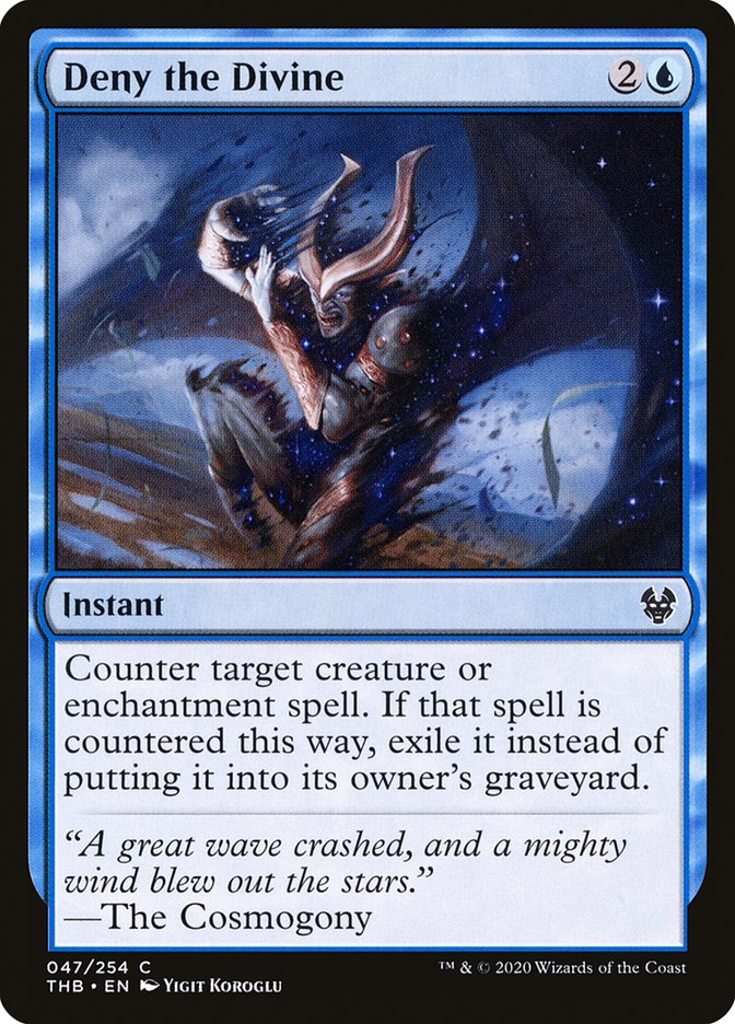 Deny the Divine [Theros Beyond Death] Magic: The Gathering