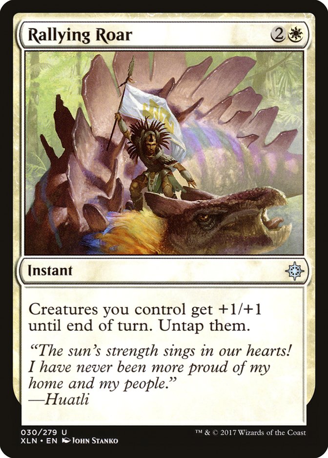 Rallying Roar [Ixalan] Magic: The Gathering