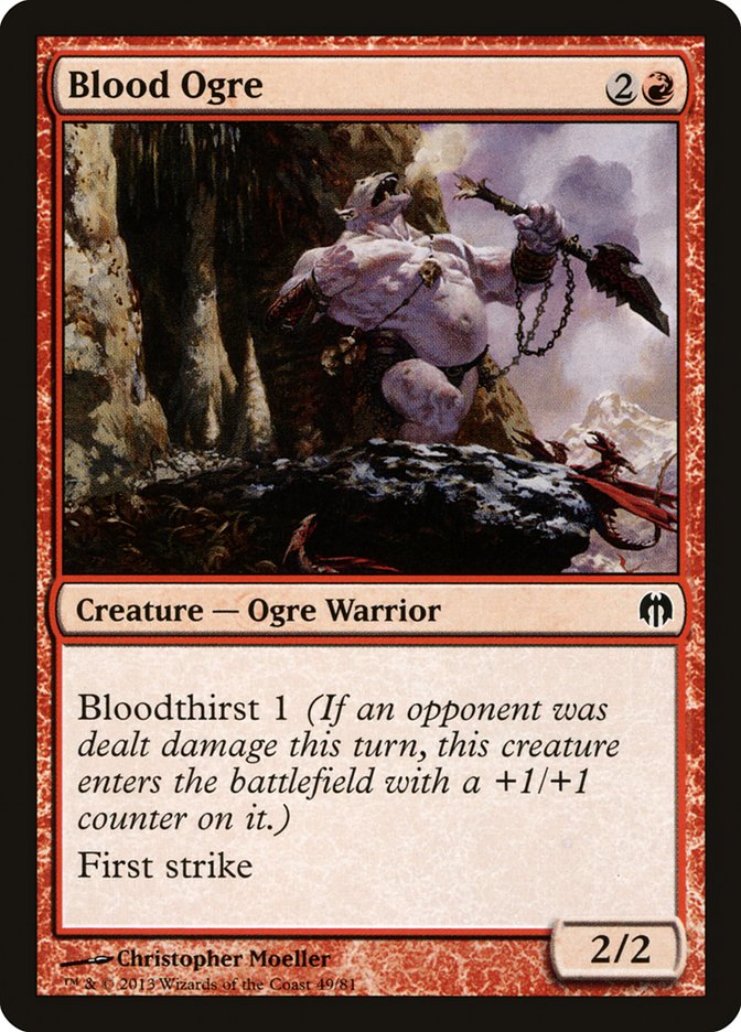 Blood Ogre [Duel Decks: Heroes vs. Monsters] Magic: The Gathering