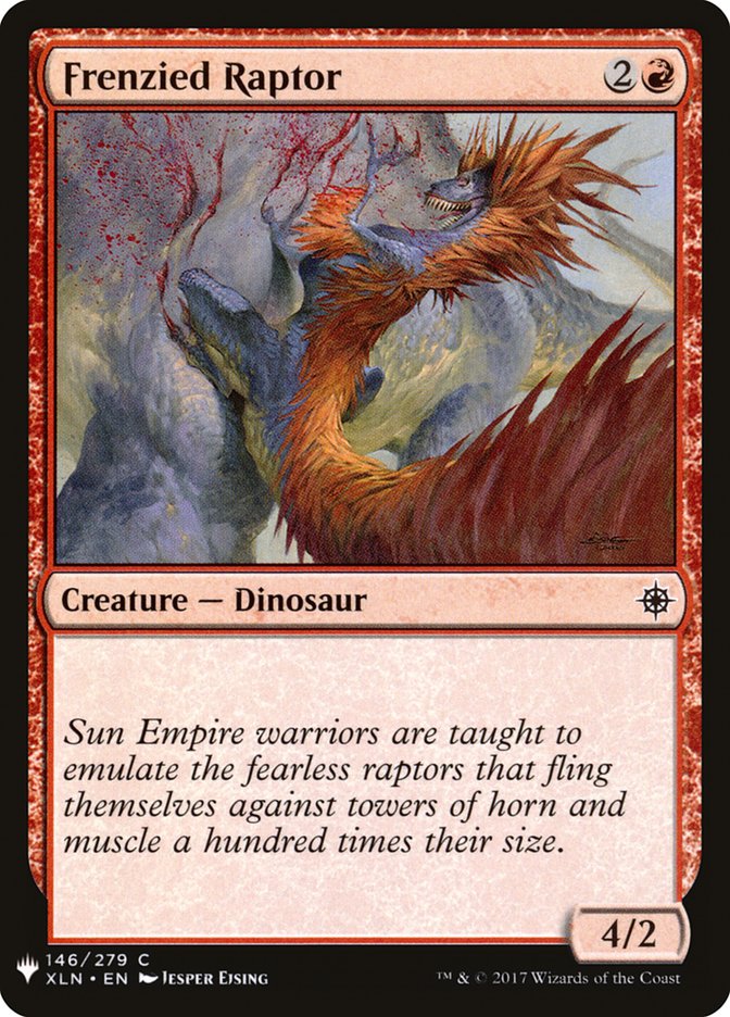 Frenzied Raptor [Mystery Booster] Magic: The Gathering