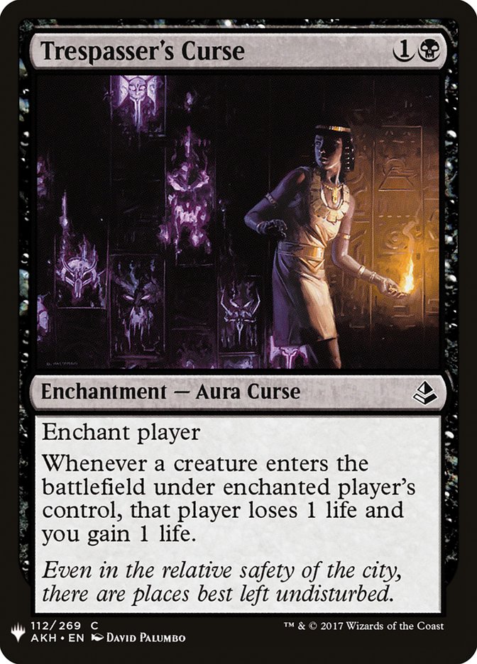 Trespasser's Curse [Mystery Booster] Magic: The Gathering