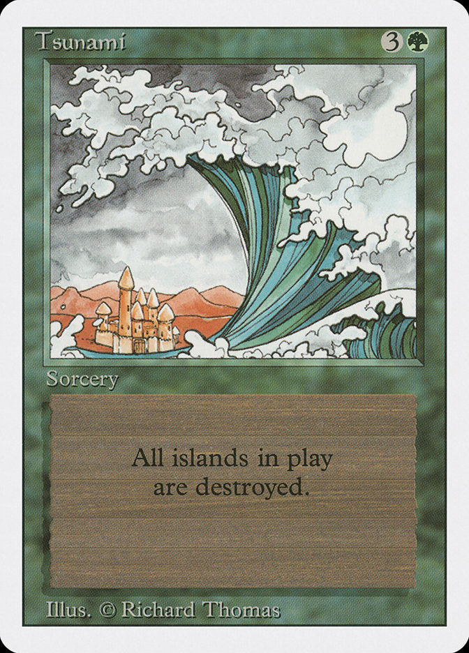 Tsunami [Revised Edition] Magic: The Gathering