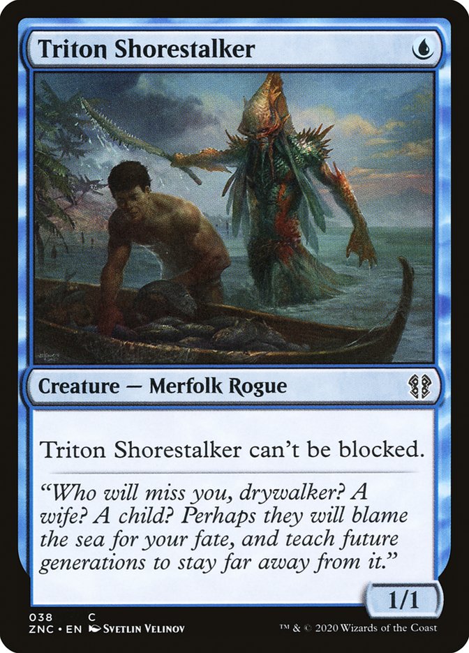 Triton Shorestalker [Zendikar Rising Commander] Magic: The Gathering