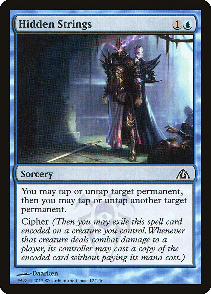 Hidden Strings [Dragon's Maze] Magic: The Gathering