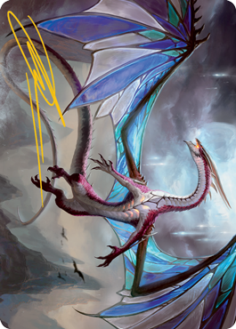 Moonveil Regent Art Card (Gold-Stamped Signature) [Innistrad: Midnight Hunt Art Series] Magic: The Gathering
