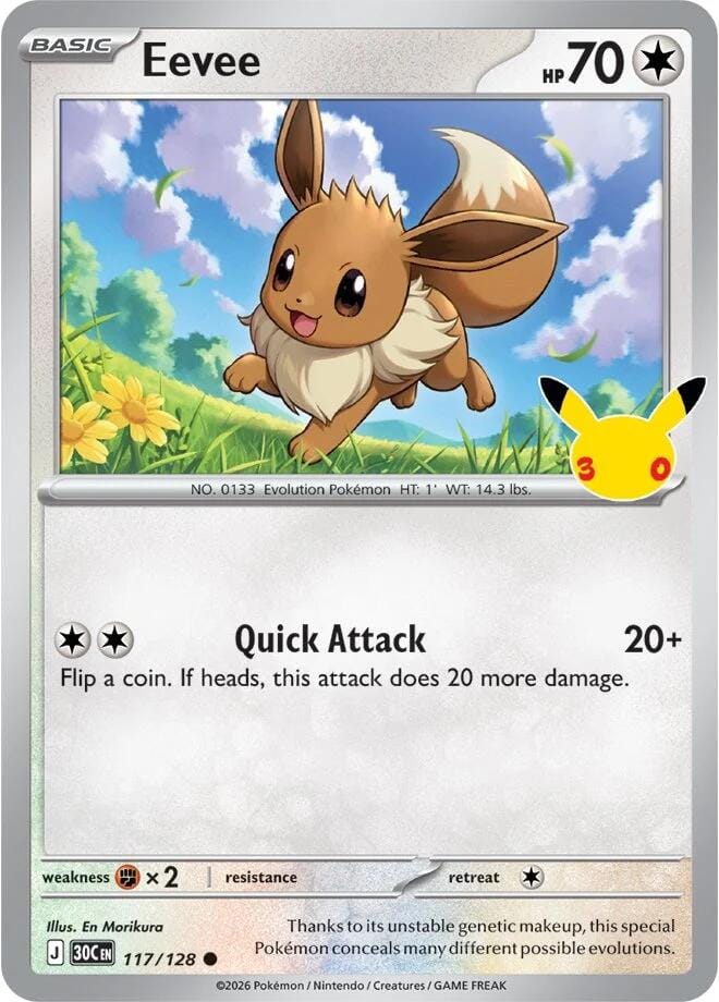 Eevee (117/128) [Mega Evolution: 30th Celebration]