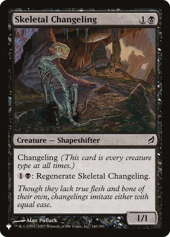 Skeletal Changeling [The List] Magic: The Gathering