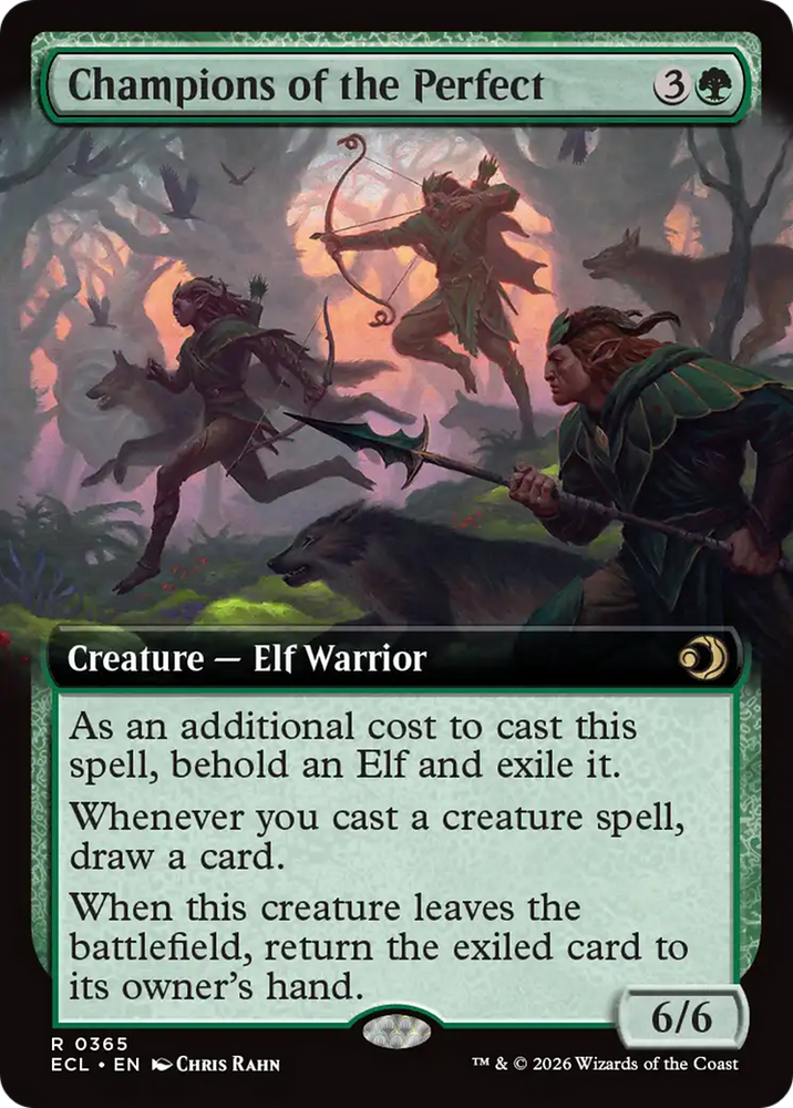 Champions of the Perfect (Extended Art) [Lorwyn Eclipsed] Magic: The Gathering