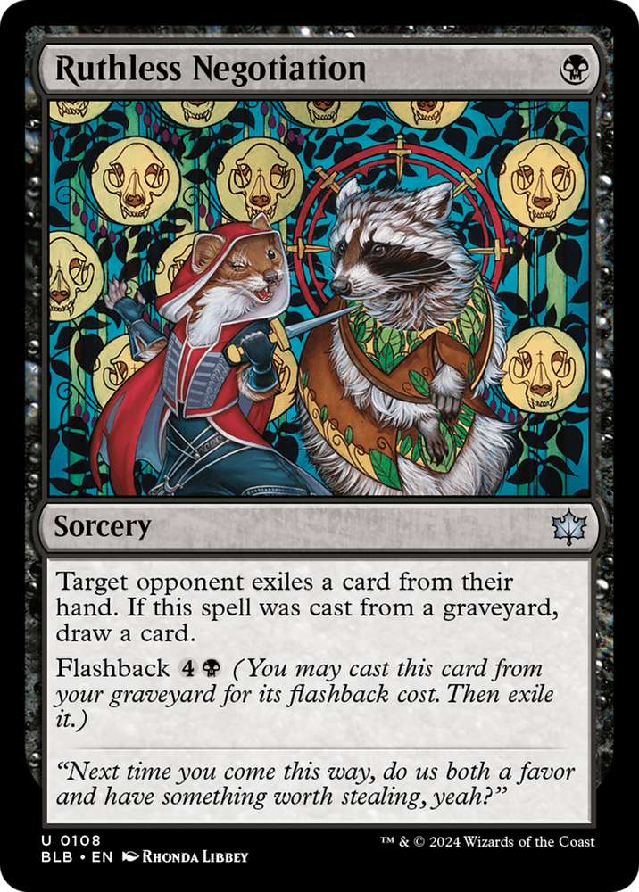 Ruthless Negotiation [Bloomburrow] Magic: The Gathering