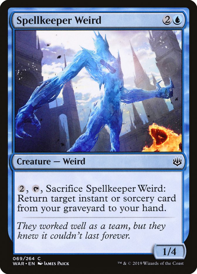 Spellkeeper Weird [War of the Spark] Magic: The Gathering