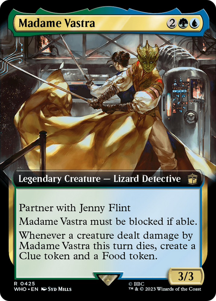 Madame Vastra (Extended Art) [Doctor Who] Magic: The Gathering