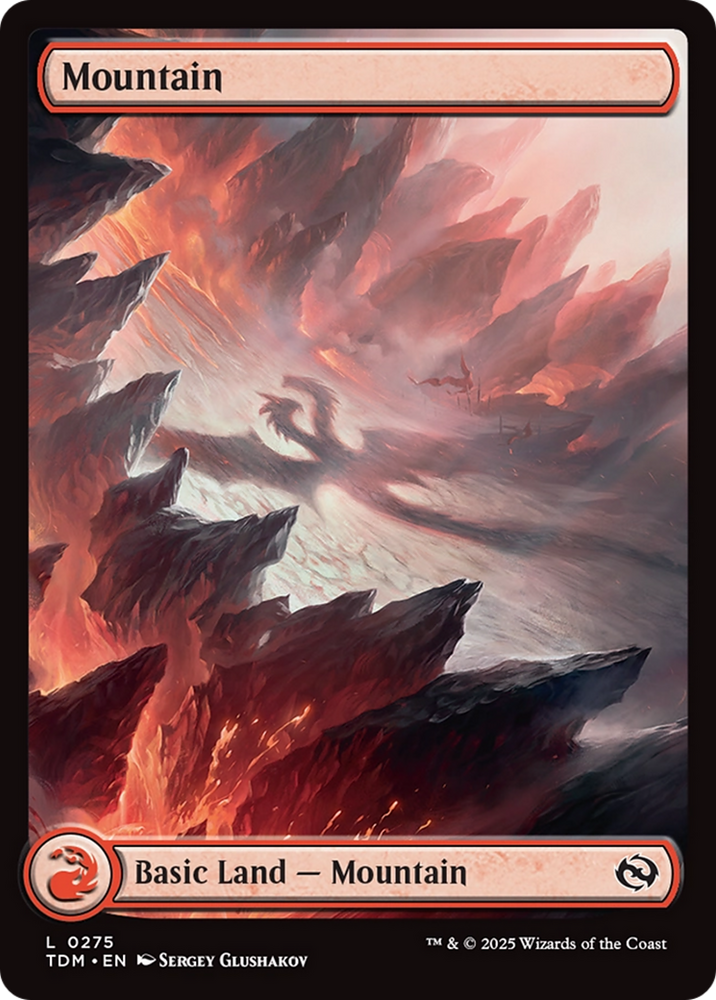Mountain (0275) [Tarkir: Dragonstorm] Magic: The Gathering