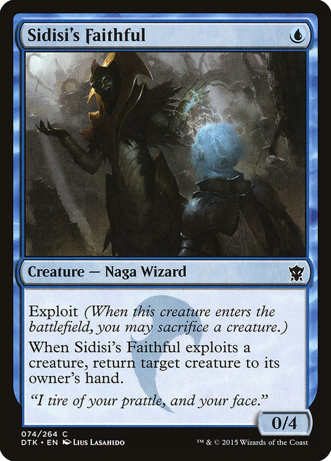 Sidisi's Faithful [Dragons of Tarkir] Magic: The Gathering