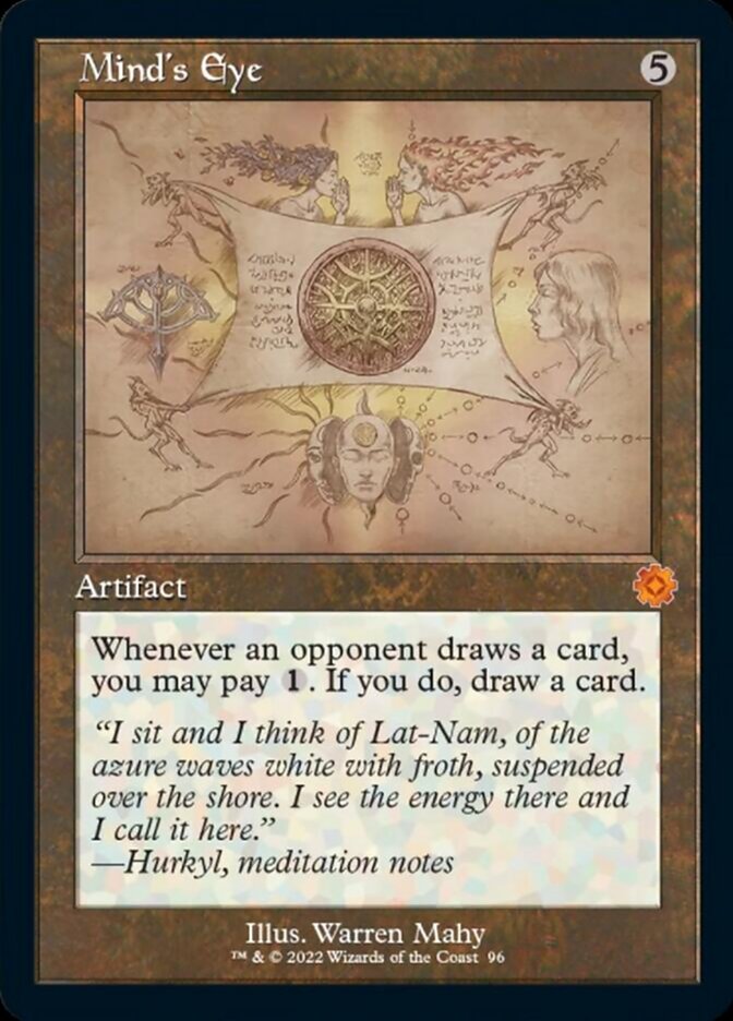 Mind's Eye (Retro Schematic) [The Brothers' War Retro Artifacts] Magic: The Gathering