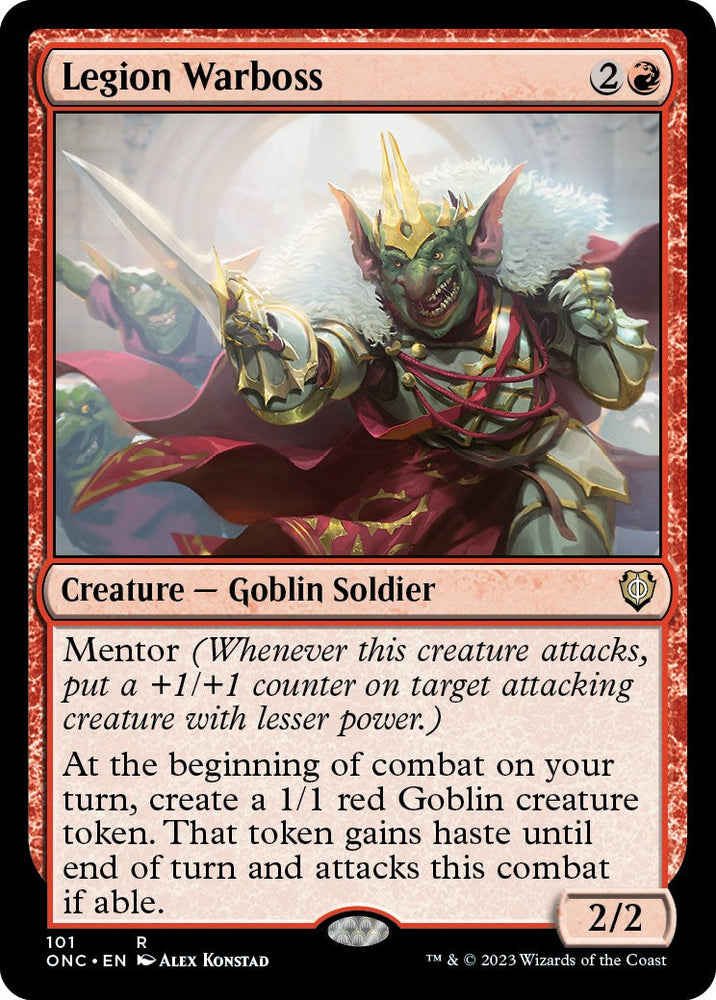 Legion Warboss [Phyrexia: All Will Be One Commander] Magic: The Gathering