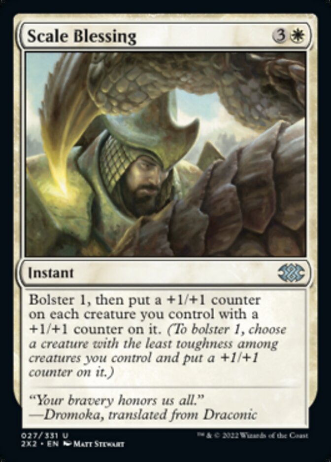 Scale Blessing [Double Masters 2022] Magic: The Gathering