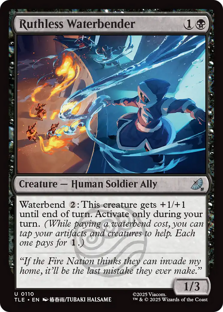 Ruthless Waterbender [Avatar: The Last Airbender: Eternal-Legal] Magic: The Gathering