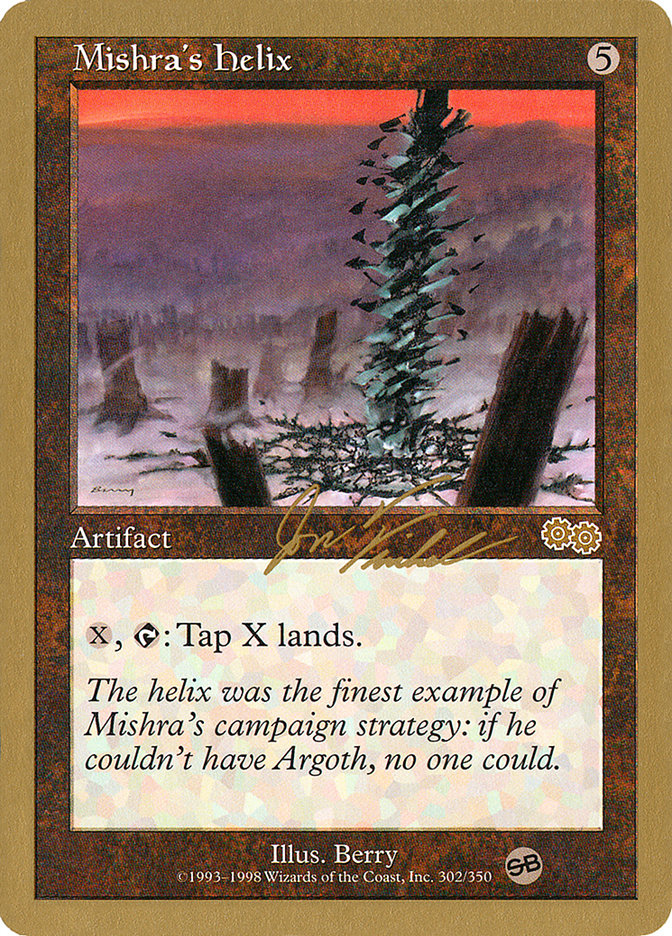 Mishra's Helix (Jon Finkel) (SB) [World Championship Decks 2000] Magic: The Gathering