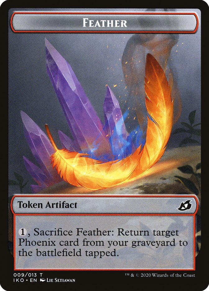 Feather Token [Ikoria: Lair of Behemoths Tokens] Magic: The Gathering