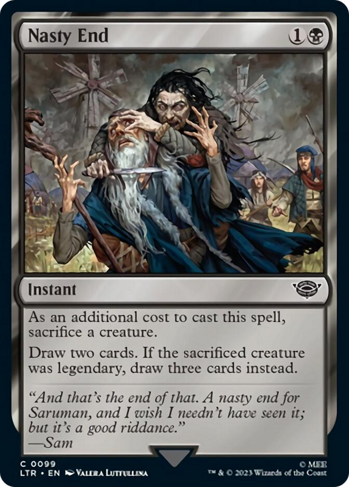 Nasty End [The Lord of the Rings: Tales of Middle-Earth] Magic: The Gathering
