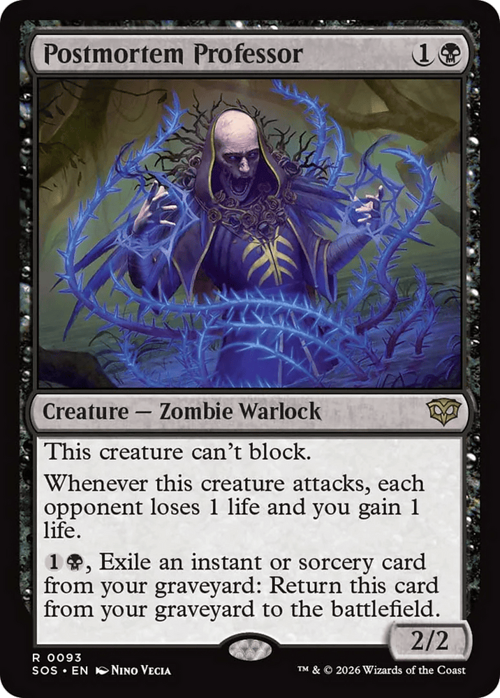 Postmortem Professor [Secrets of Strixhaven]