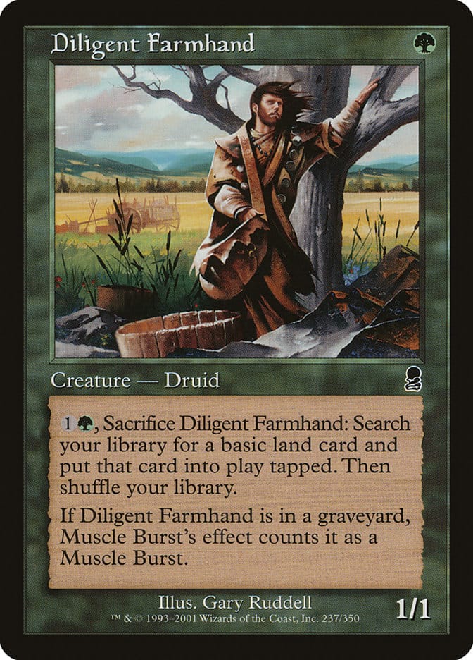 Diligent Farmhand [Odyssey] Magic: The Gathering