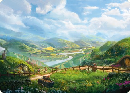 Plains Art Card [The Lord of the Rings: Tales of Middle-earth Art Series] Magic: The Gathering