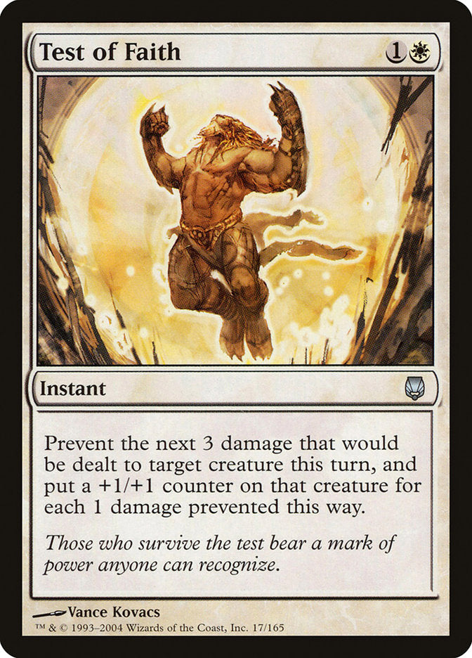 Test of Faith [Darksteel] Magic: The Gathering