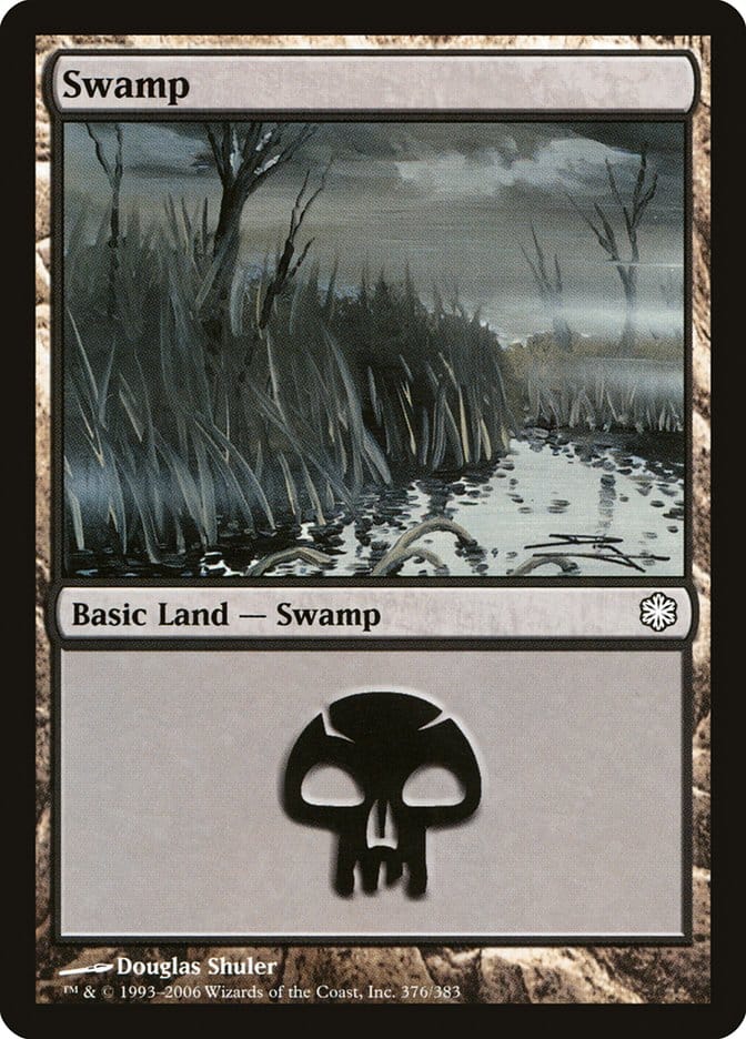 Swamp (376) [Coldsnap Theme Decks] Magic: The Gathering
