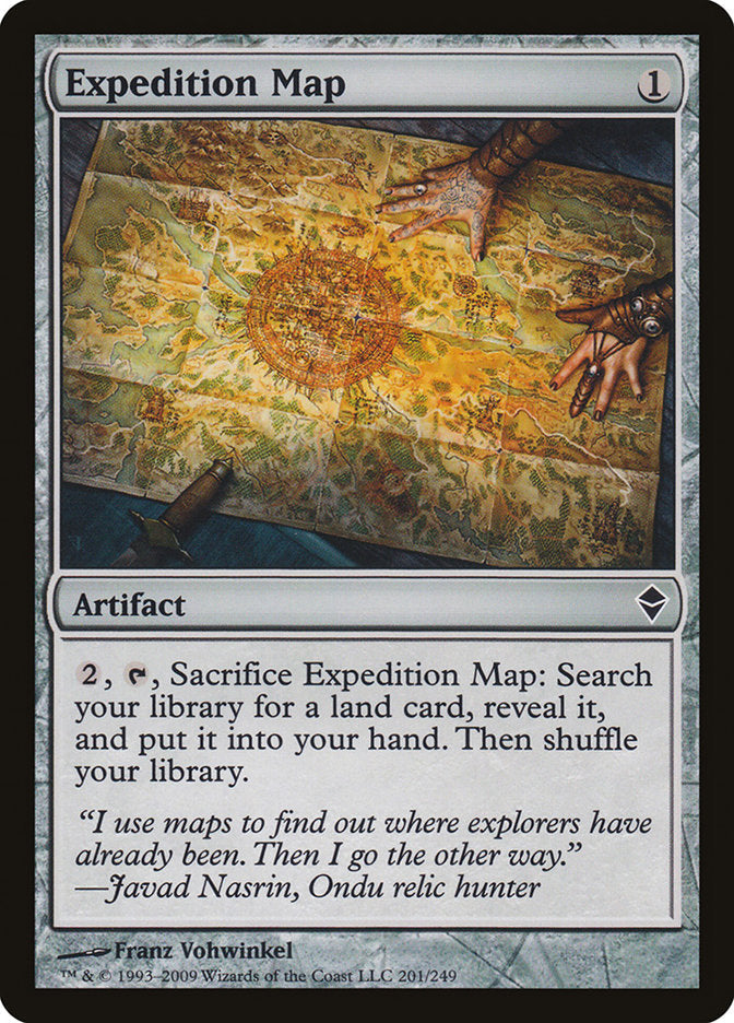 Expedition Map [Zendikar] Magic: The Gathering