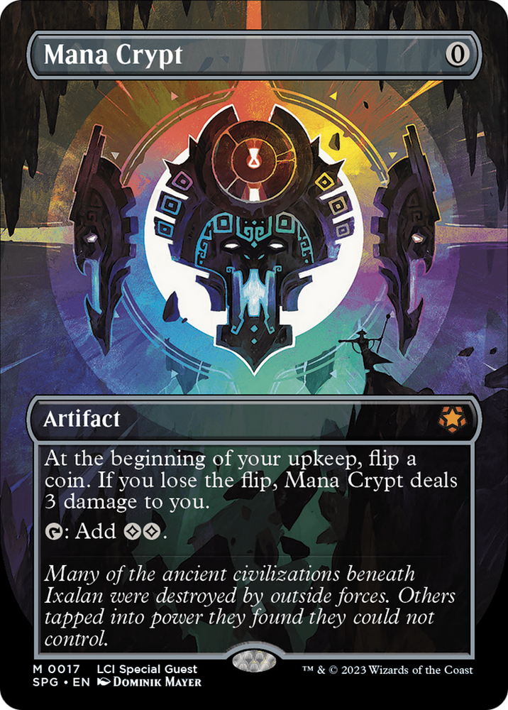 Mana Crypt (Borderless) [The Lost Caverns of Ixalan Special Guests] Magic: The Gathering