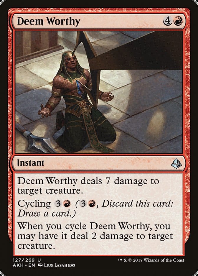 Deem Worthy [Amonkhet] Magic: The Gathering