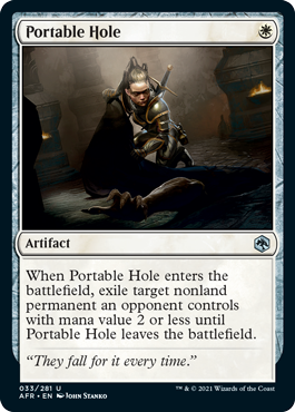 Portable Hole [Dungeons & Dragons: Adventures in the Forgotten Realms] Magic: The Gathering