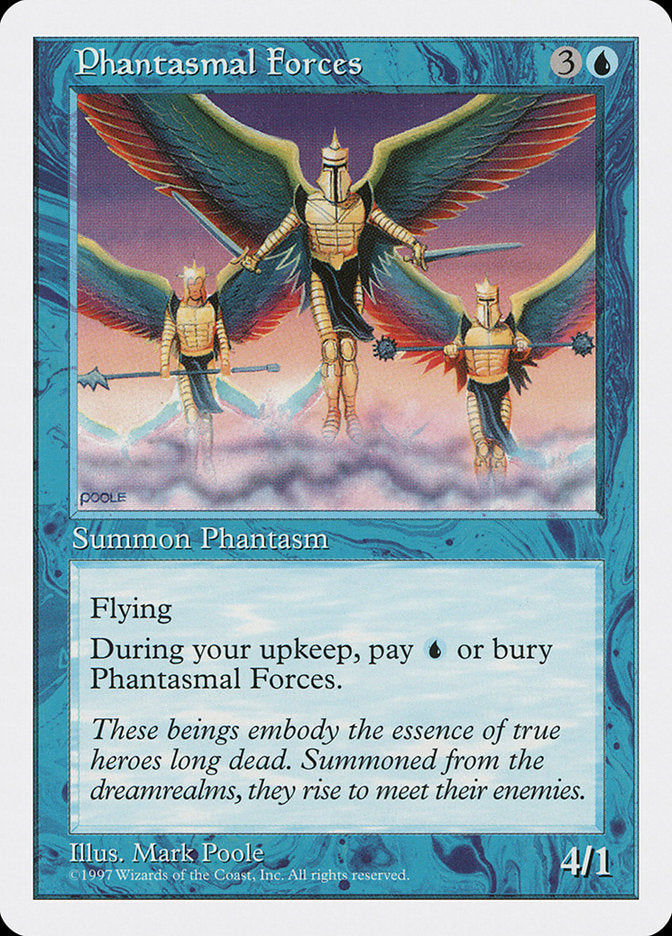Phantasmal Forces [Fifth Edition] Magic: The Gathering