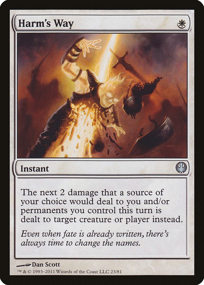 Harm's Way [Duel Decks: Knights vs. Dragons] Magic: The Gathering