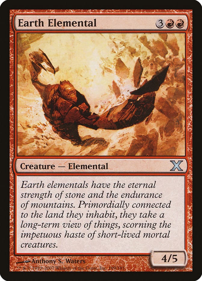 Earth Elemental [Tenth Edition] Magic: The Gathering