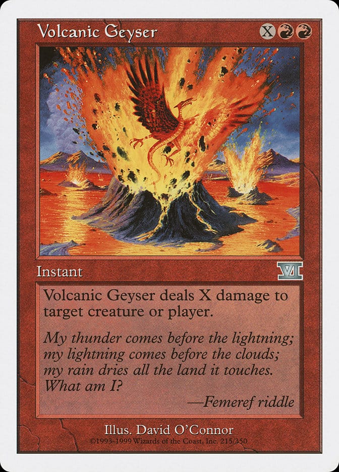 Volcanic Geyser [Classic Sixth Edition] Magic: The Gathering