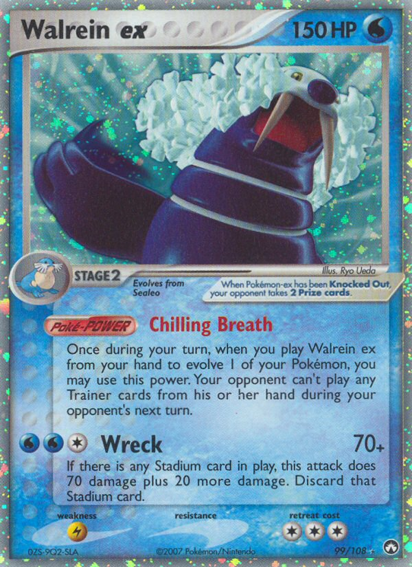 Walrein ex (99/108) [EX: Power Keepers] Pokémon