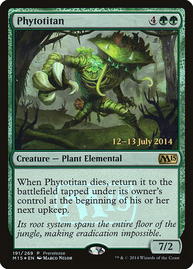 Phytotitan [Magic 2015 Prerelease Promos] Magic: The Gathering