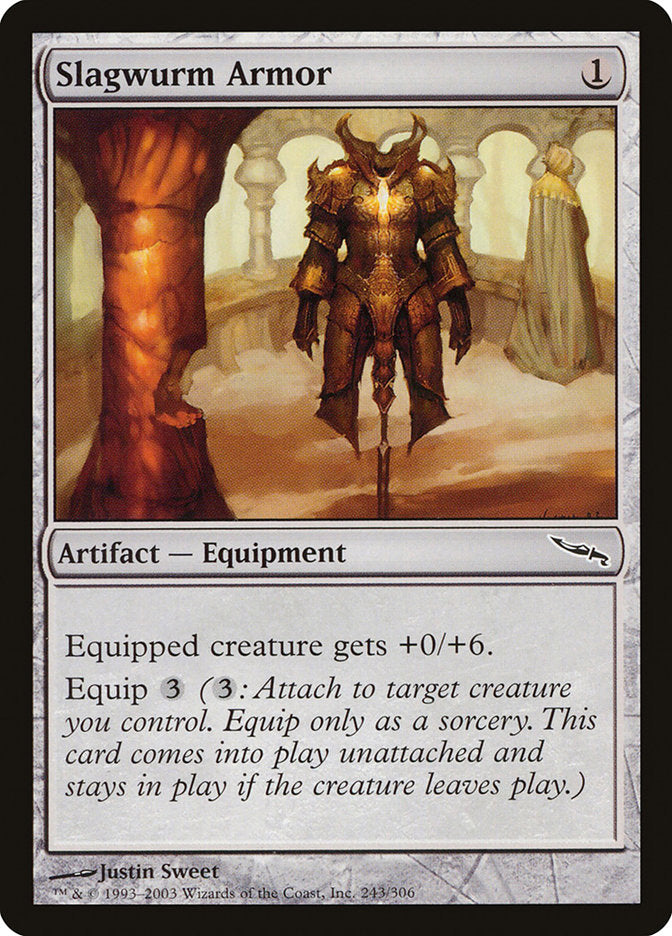 Slagwurm Armor [Mirrodin] Magic: The Gathering