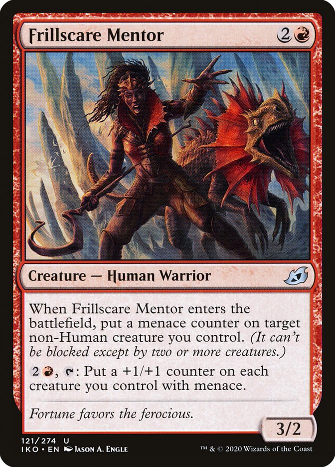 Frillscare Mentor [Ikoria: Lair of Behemoths] Magic: The Gathering